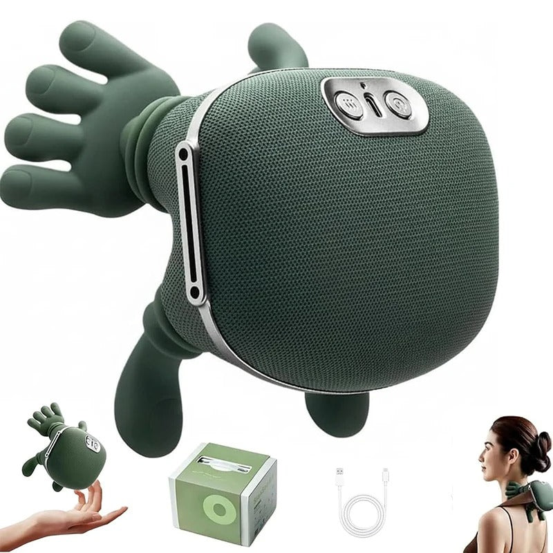 Bionic Shiatsu Neck and Shoulder Massager– Electric Deep Kneading Heated Back | Pain Relief Relaxation Device
